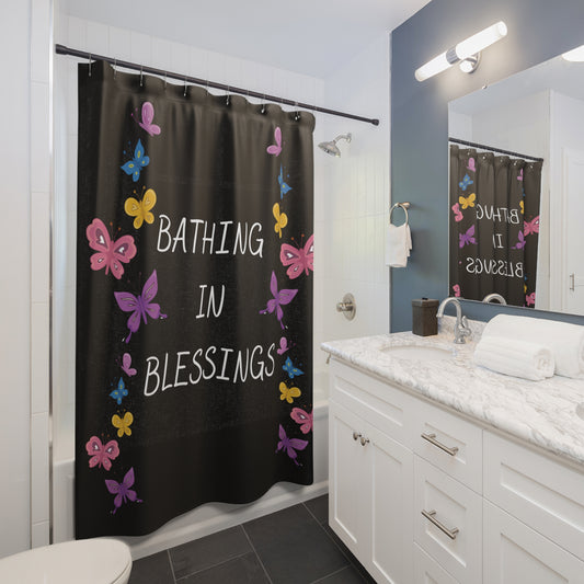 Shower Curtain - Bathing in Blessings