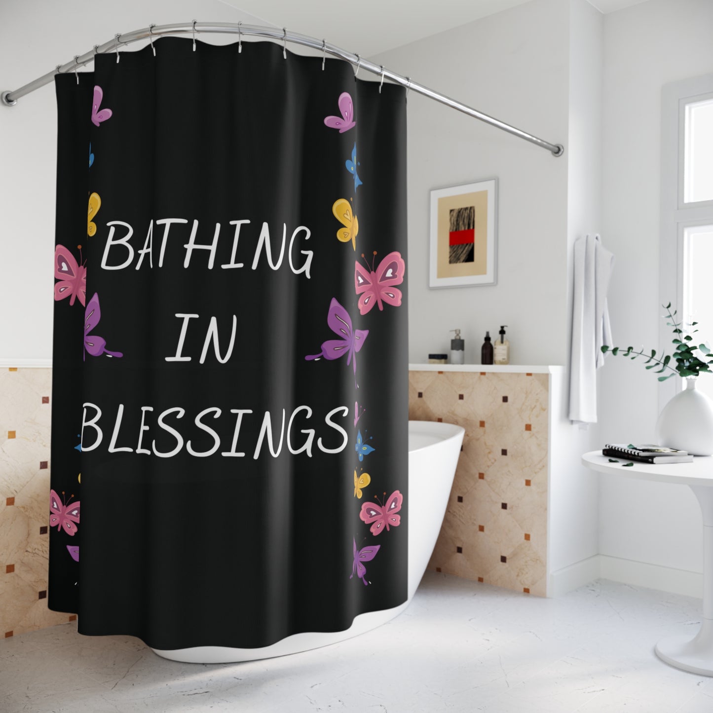 Shower Curtain - Bathing in Blessings